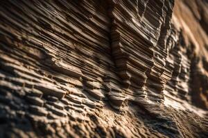 A really clear image of an old rock wall. You can see how things have changed over time because of the forces of nature.. Creative resource, photo