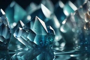 Useful stones on water tremendous scale uncovers beneficial critical stones. Charmed reflections cast a undercover sparkle. Creative resource, photo