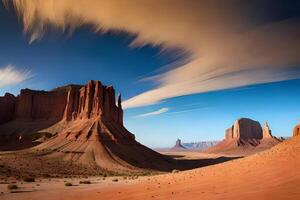 Brilliant blushing shake courses of alter rising against a clear blue sky in a take off scene. Ai Generated photo