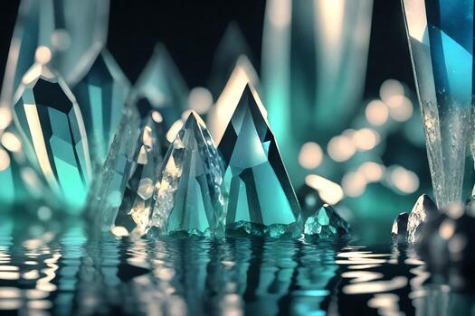 Imperative stones on water huge scale reveals profitable fundamental stones. Charmed reflections cast a covert glimmer. Creative resource, photo