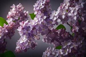 On March 8th, lovely lilacs smelled amazing and looked enchanting in a very lifelike way.. Creative resource, photo