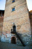 Neighborhood of the old Lubart castle in Lutsk, Ukraine photo