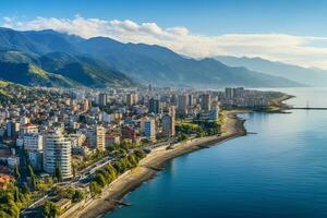 Panoramic view of the city of Rio de Janeiro, Brazil Ai Generated photo