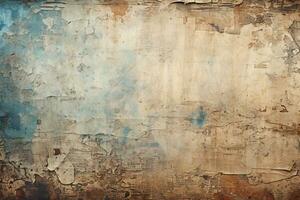 Grunge news paper texture. Abstract background for design and ideas. Ai Generated photo