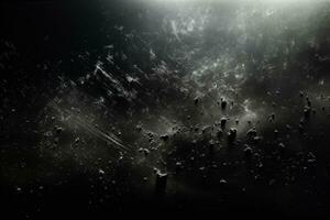 Abstract smoke on a black background. Design element for graphics artworks. Ai Generated photo