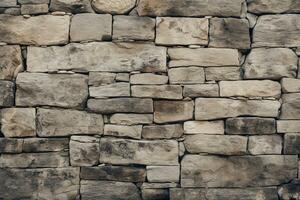 Stone wall texture background. Stone wall background. Stone wall texture background. Ai Generated photo