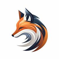 Vector type illustration of a fox Ai Generated photo