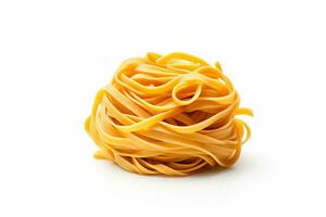 Instant noodles isolated on white background, clipping path included. Ai Generated photo