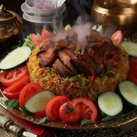 Tempting Basmati Biryani Perfection by AI Creation photo