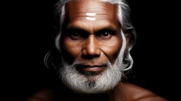 Photo of an indigenous man. Generative AI