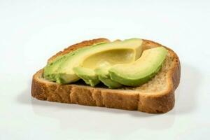 Toast avocado food. Generate Ai photo