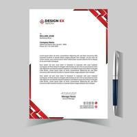 Modern and professional company letterhead design unique and creative design new letterhead design. Professional and creative business Vector fiel.