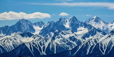 Alaska montaña rango desierto naturaleza paisaje Nevado montañas fondo de pantalla ai generado foto