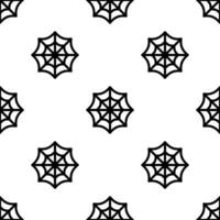 Spider web seamless pattern background. vector
