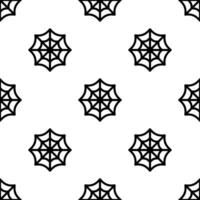 Spider web seamless pattern background. vector