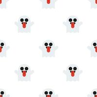 Little Ghost seamless pattern background. vector