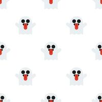 Little Ghost seamless pattern background. vector