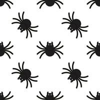 Spider seamless pattern background . vector