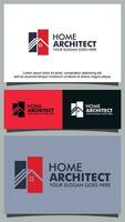 Home building services logo template vector