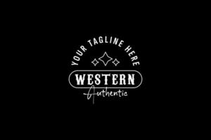 tipografía de emblema de país vintage para inspiración de diseño de logotipo de restaurante de bar occidental vector