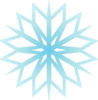 Snowflake icon vector for winter event. Simple snowflake vector in cold season. Snowflake design as an icon, symbol, winter or Christmas decoration