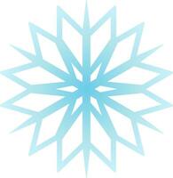 Snowflake icon vector for winter event. Simple snowflake vector in cold season. Snowflake design as an icon, symbol, winter or Christmas decoration