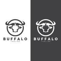 Buffalo Logo Templet Vector Illustration