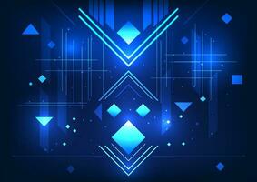 Abstract technology background Geometric shapes in the design emphasize a high-tech, modern look, suitable for work related to technology. wallpaper pictures posters vector