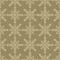Vintage ethnic floral geometric pattern. Geometric snowflakes seamless pattern pixel art style. Nordic Hygge pattern use for fabric, textile, home decoration elements, upholstery, wrapping, etc vector