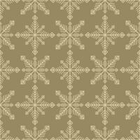 Vintage ethnic floral geometric pattern. Geometric snowflakes seamless pattern pixel art style. Nordic Hygge pattern use for fabric, textile, home decoration elements, upholstery, wrapping, etc vector