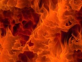 red hot flame fire, abstract background photo