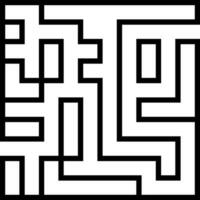 Maze educational logic maze game kids finding right way vector