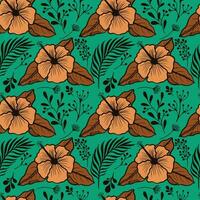 Floral seamless pattern. Floral repeat for textile and fabric. Flowers pattern vector