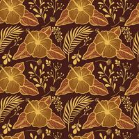 Floral seamless pattern. Floral repeat for textile and fabric. Flowers pattern vector