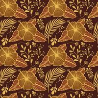 Floral seamless pattern. Floral repeat for textile and fabric. Flowers pattern vector