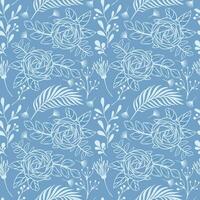 Floral seamless pattern. Floral repeat for textile and fabric. Flowers pattern vector