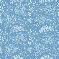 Floral seamless pattern. Floral repeat for textile and fabric. Flowers pattern vector