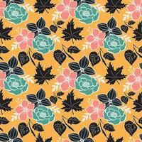 Floral seamless pattern. Floral repeat for textile and fabric. Flowers pattern vector