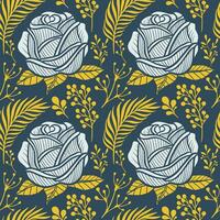 Floral seamless pattern. Floral repeat for textile and fabric. Flowers pattern vector