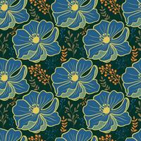 Floral seamless pattern. Floral repeat for textile and fabric. Flowers pattern vector