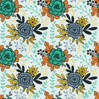 Floral seamless pattern. Floral repeat for textile and fabric. Flowers pattern vector