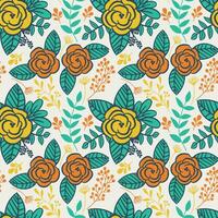Floral seamless pattern. Floral repeat for textile and fabric. Flowers pattern vector
