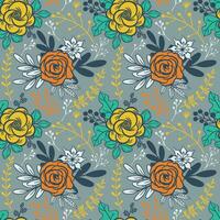 Floral seamless pattern. Floral repeat for textile and fabric. Flowers pattern vector