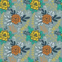 floral sin costura modelo. floral repetir para textil y tela. flores modelo vector