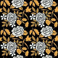 Floral seamless pattern. Floral repeat for textile and fabric. Flowers pattern vector