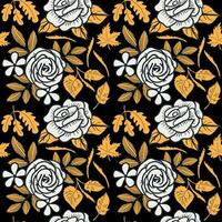 Floral seamless pattern. Floral repeat for textile and fabric. Flowers pattern vector