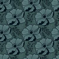 Floral seamless pattern. Floral repeat for textile and fabric. Flowers pattern vector