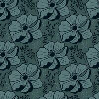 Floral seamless pattern. Floral repeat for textile and fabric. Flowers pattern vector