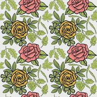 Floral seamless pattern. Floral repeat for textile and fabric. Flowers pattern vector