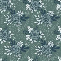 Floral seamless pattern. Floral repeat for textile and fabric. Flowers pattern vector